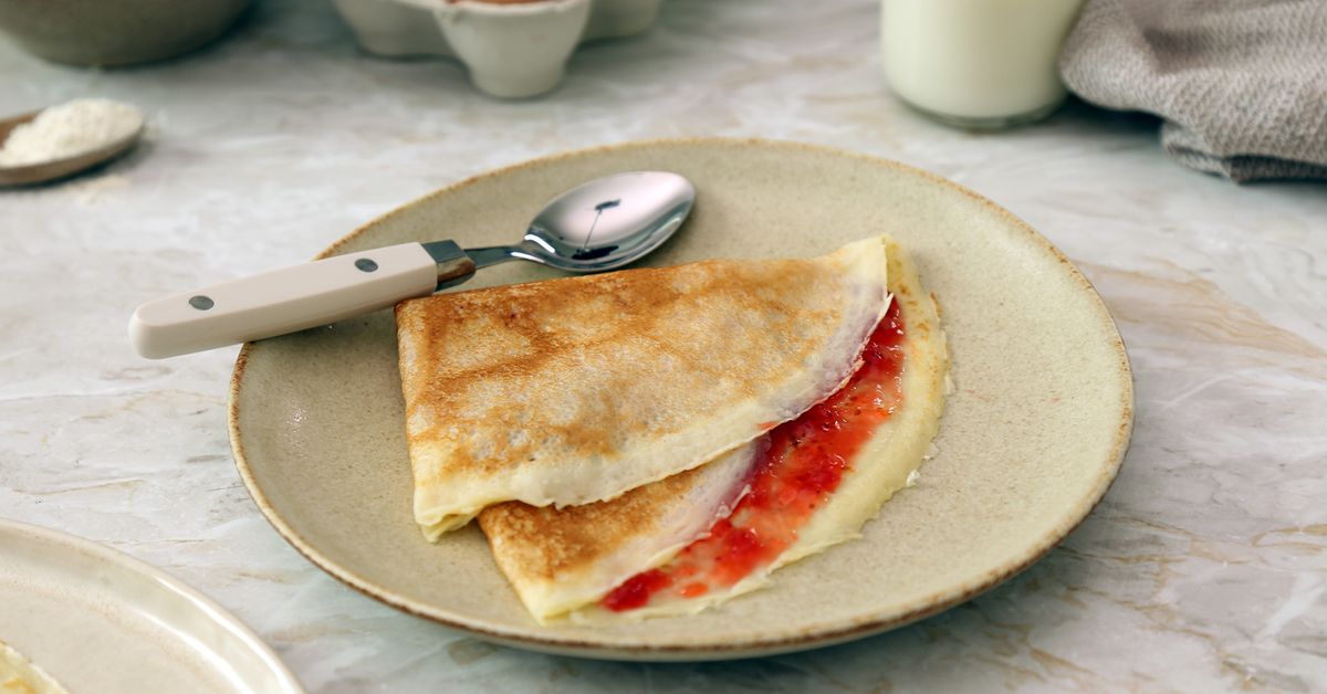 Crêpes à la règle de 3 : recette de Crêpes à la règle de 3