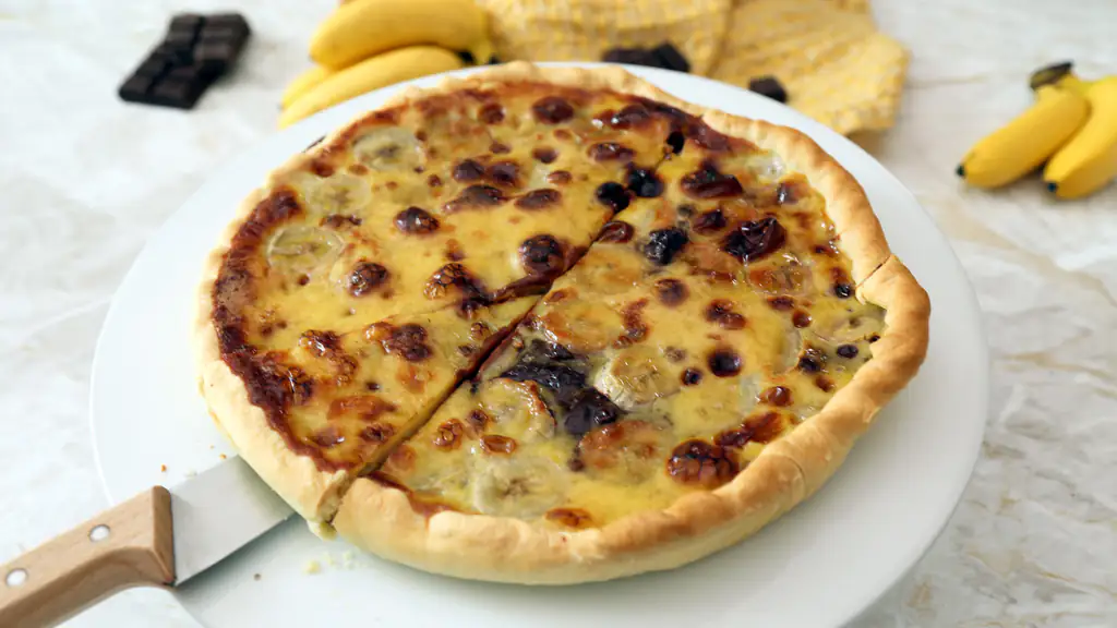 Tarte bananes chocolat