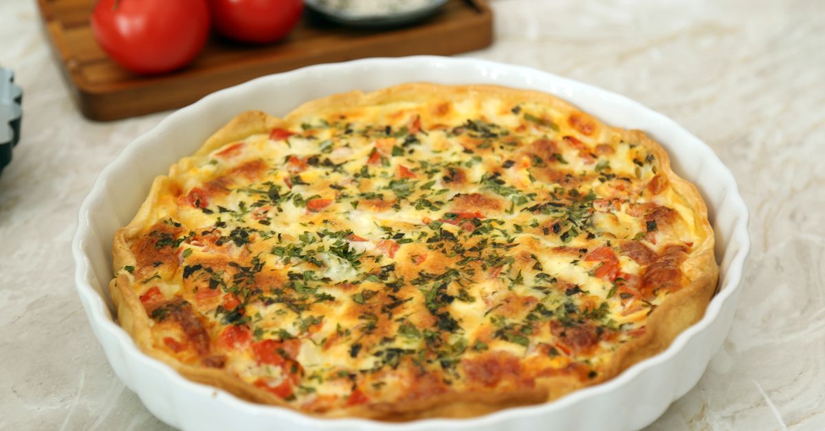 Quiche thon, tomates et mozzarella : recette de Quiche thon, tomates et