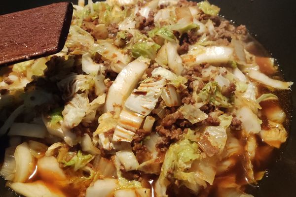 Chou chinois sauce soja : Recette de Chou chinois sauce soja