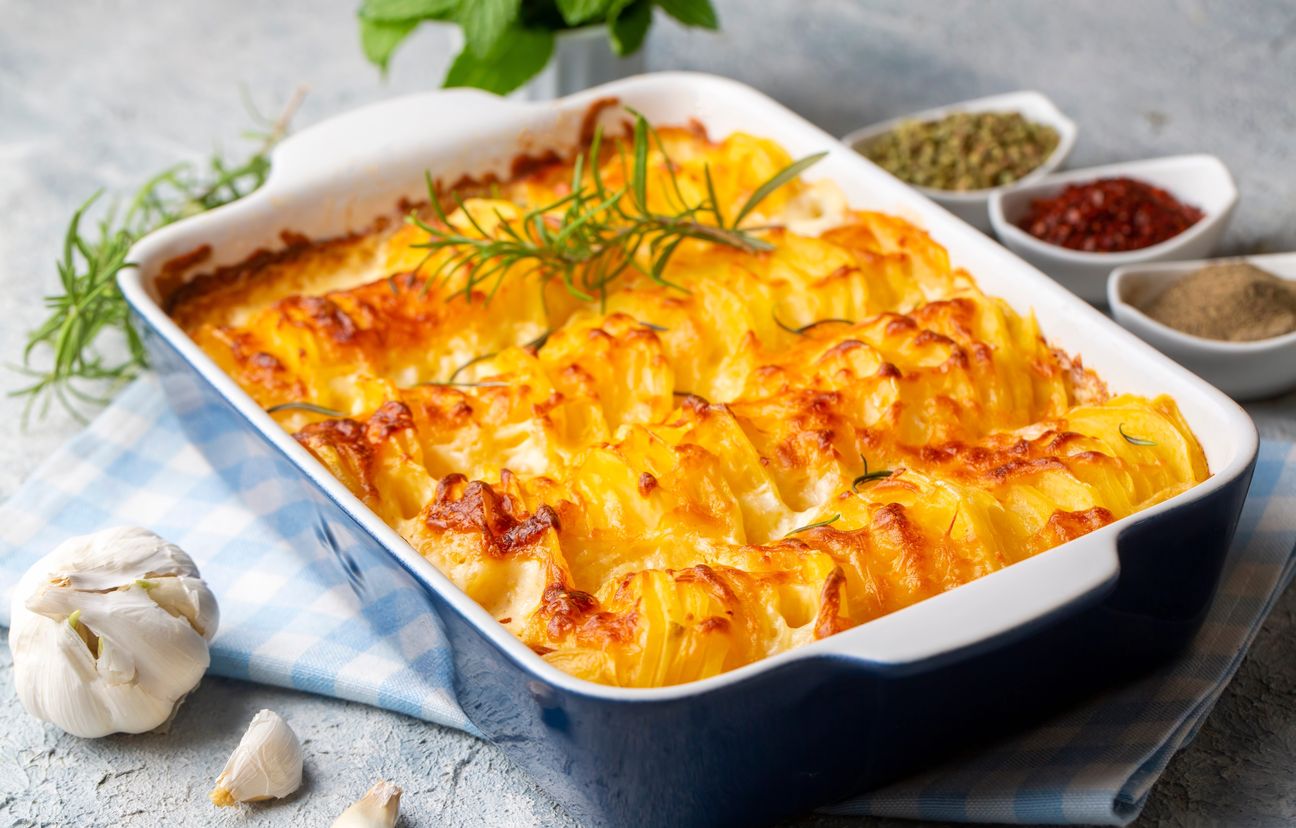 Gratin de pomme de terre au camembert : Recette de Gratin de pomme de