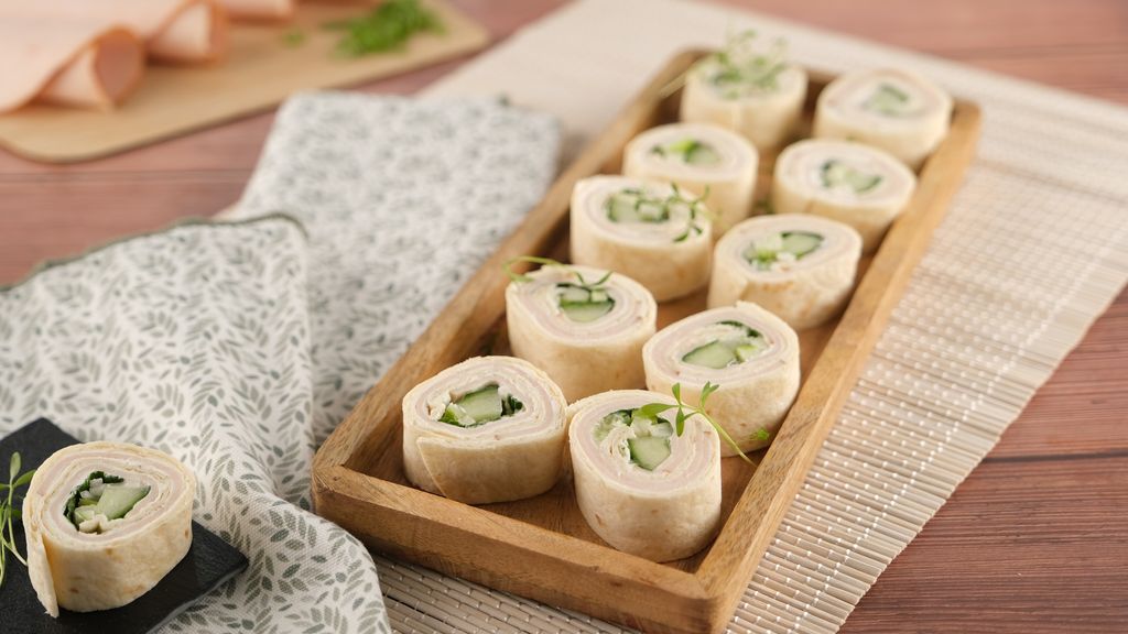 Wrap Poulet, Concombre, Pomme et Fromage frais