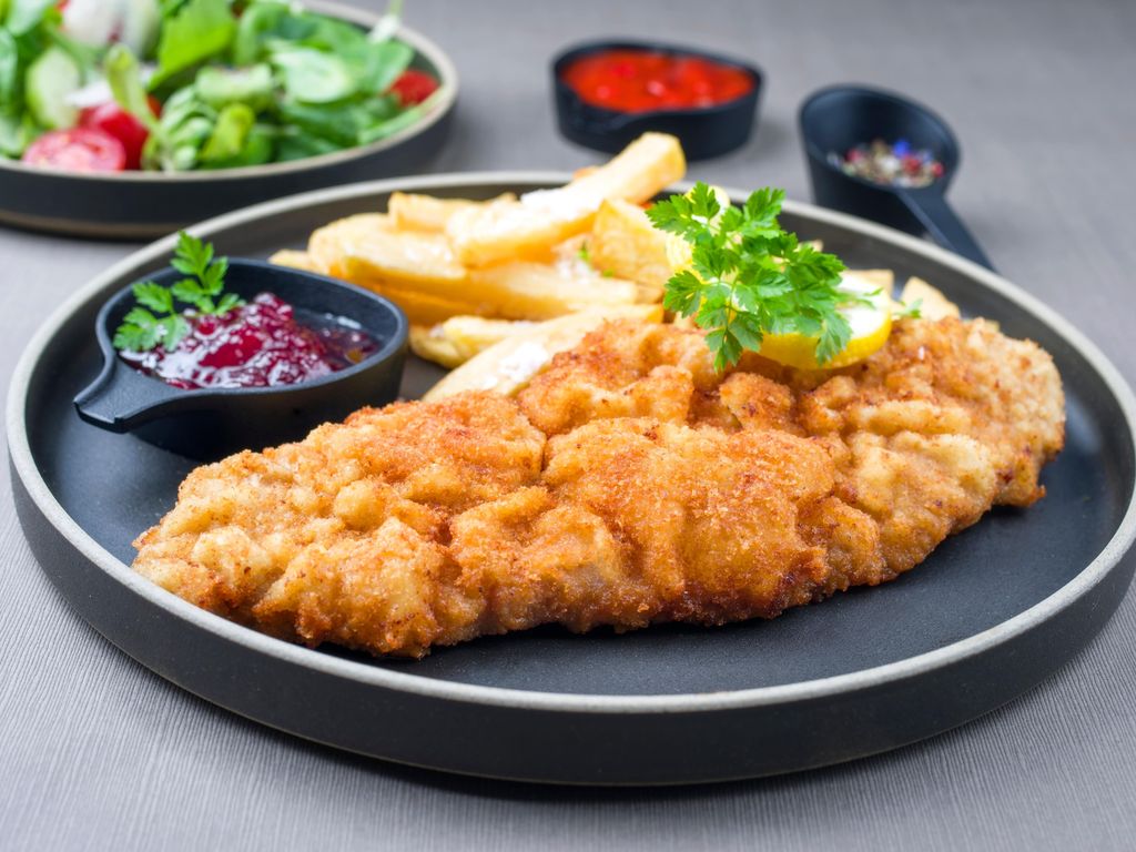 Escalopes de dinde panées au Airfryer : Recette de Escalopes de dinde