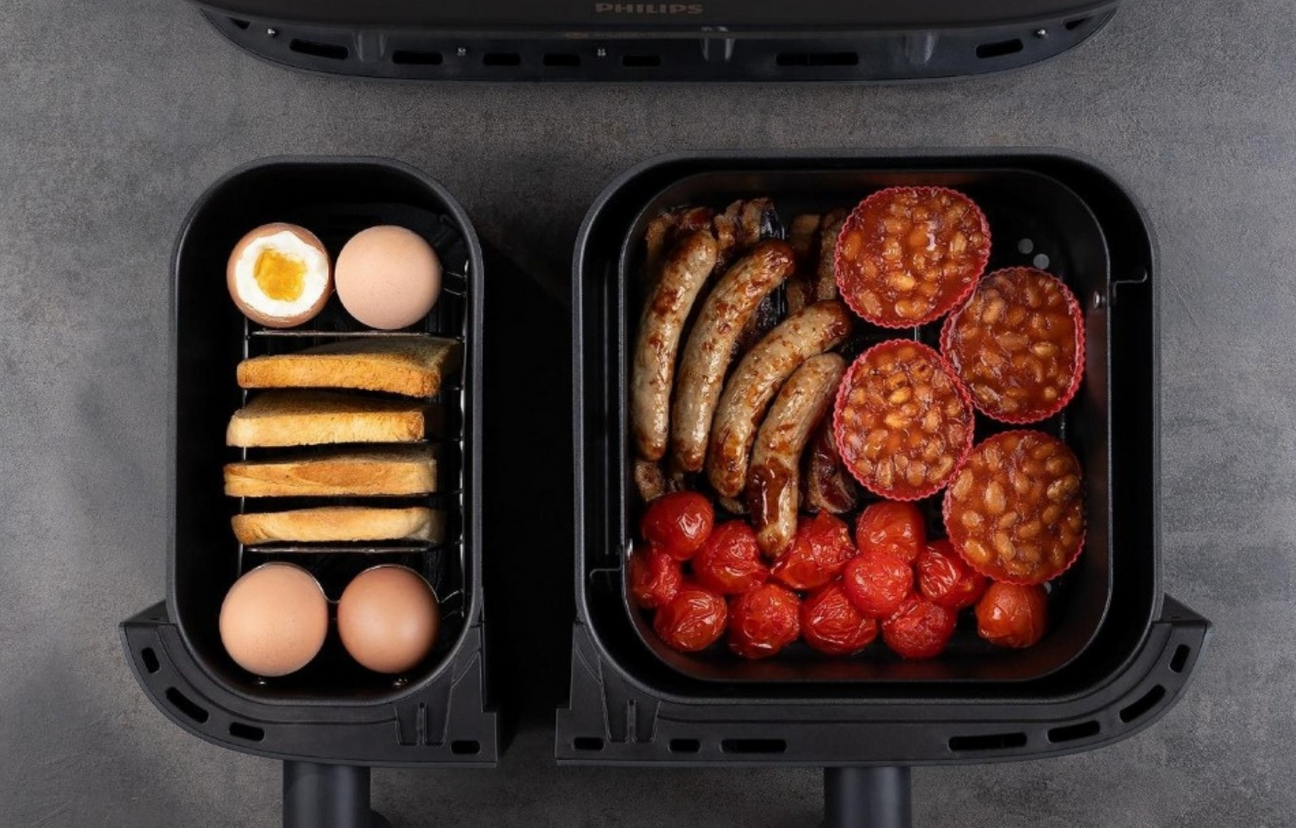 Petitdéjeuner anglais au Airfryer Recette de Petitdéjeuner anglais au Airfryer