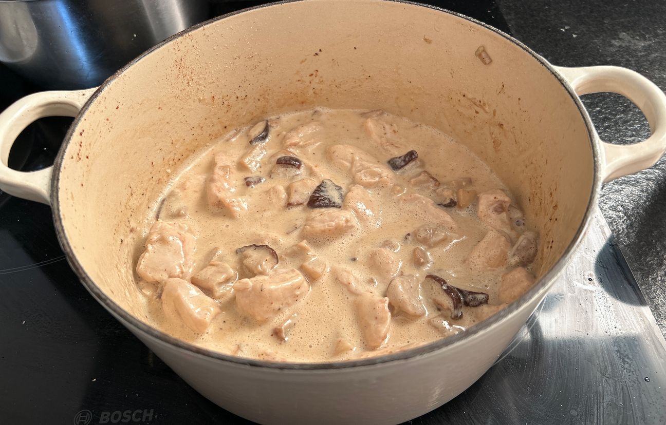 Filets de poulet aux cèpes : Recette de Filets de poulet aux cèpes