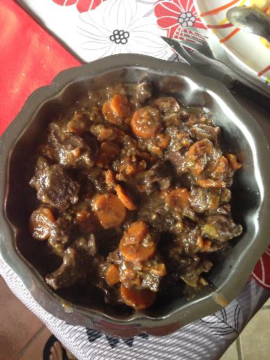 Photo 3 de recette Joue de boeuf à la bourguignonne , Marmiton