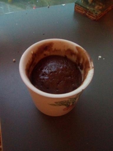 Photo 8 De Recette Mug Cake Fondant Au Chocolat Marmiton