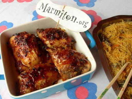 Photo De Recette Cuisses De Poulet Roti Asiatiques Marmiton