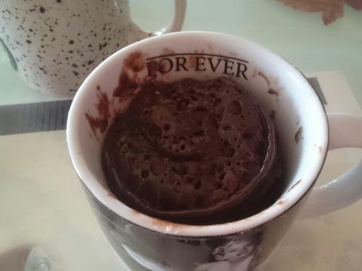 Photo 10 De Recette Mug Cake Fondant Au Chocolat Marmiton