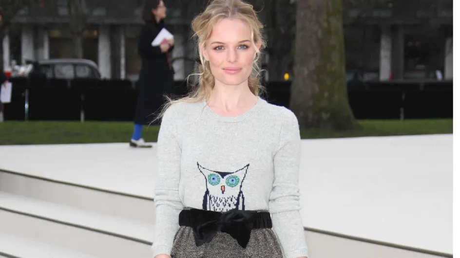 Kate Bosworth : Son look canon au défilé Burberry