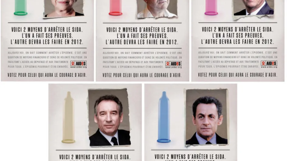 Présidentielle 2012 : Des préservatifs aux couleurs des candidats !