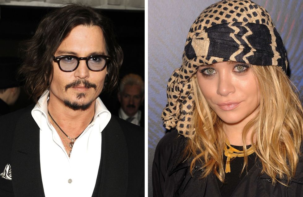 Johnny Depp En couple avec Ashley Olsen