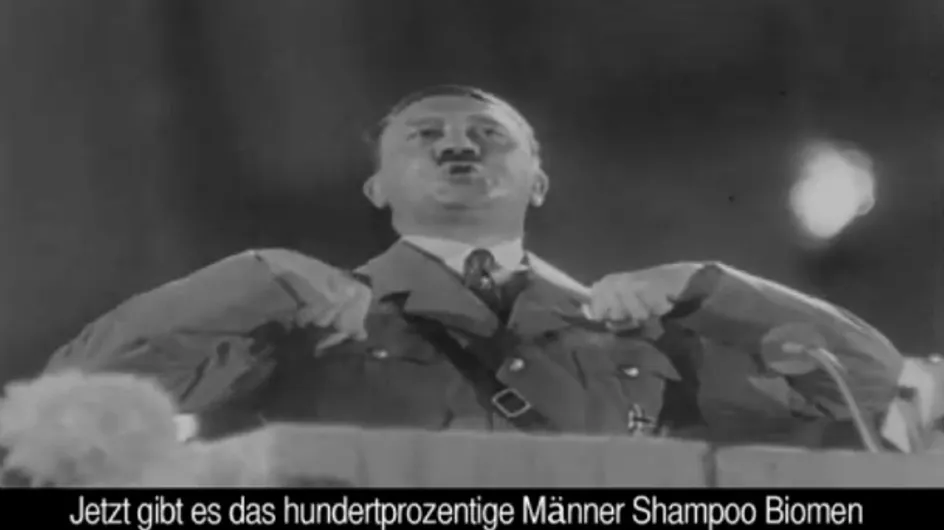 Adolf Hitler fait de la pub pour du shampoing (Vidéo)