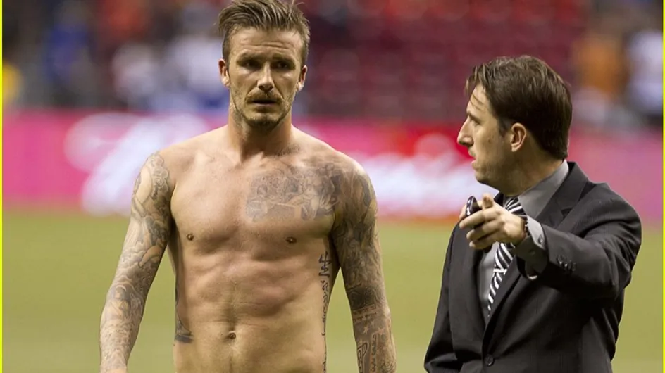 David Beckham : Torse nu, juste pour le plaisir des yeux (Photos)