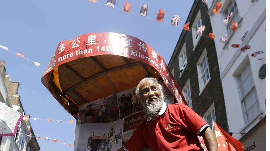 JO 2012 : Un fermier chinois parcourt 60 000 km pour gagner Londres