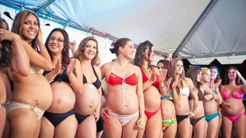 Grossesse : Un concours de miss pour femmes enceintes (Vidéo)