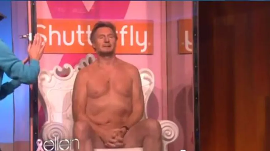 Liam Neeson se déshabille contre le cancer du sein (Vidéo)