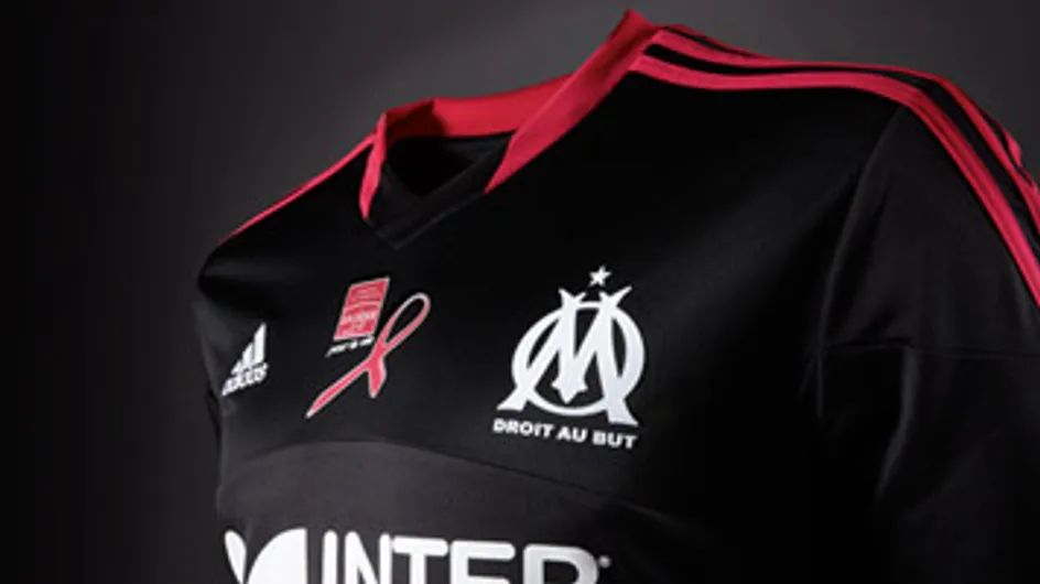Le nouveau maillot de l'OM dédié à la lutte contre le cancer du sein
