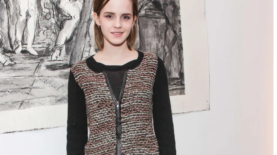 Emma Watson et sa veste en laine bouclée : On veut la même ! (Photos)