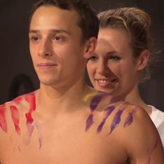 Danse avec les stars : Lorie drôle et sexy fait du body-painting (Vidéo)