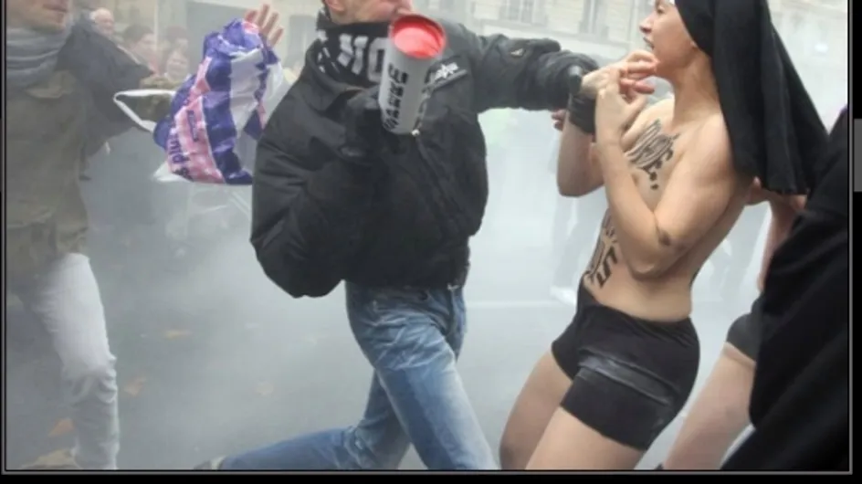 Civitas/Femen : Quand une manifestation anti-mariage gay vire au drame (Vidéo)