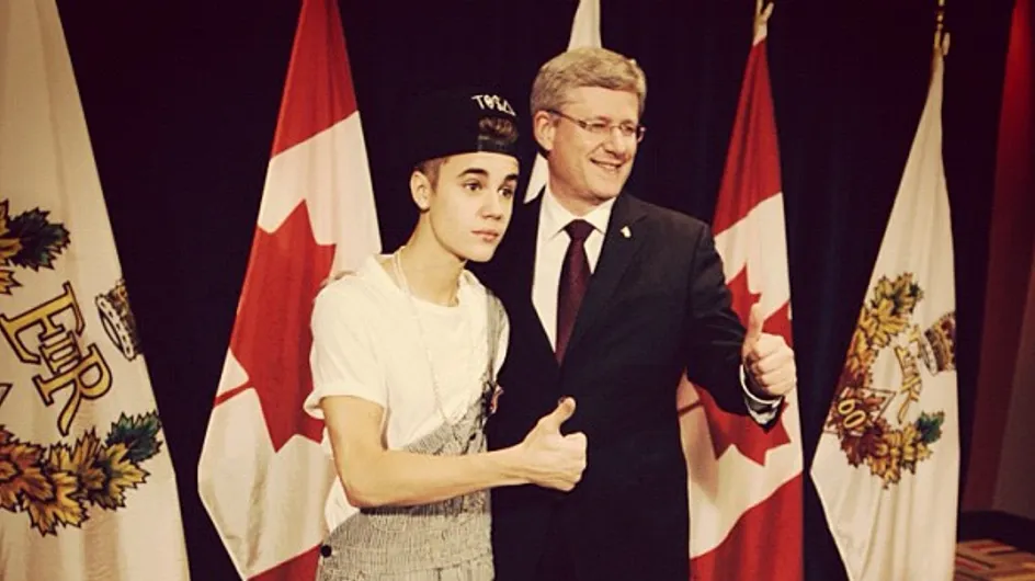 Justin Bieber : Son look ridicule avec le Premier ministre canadien (Photo)