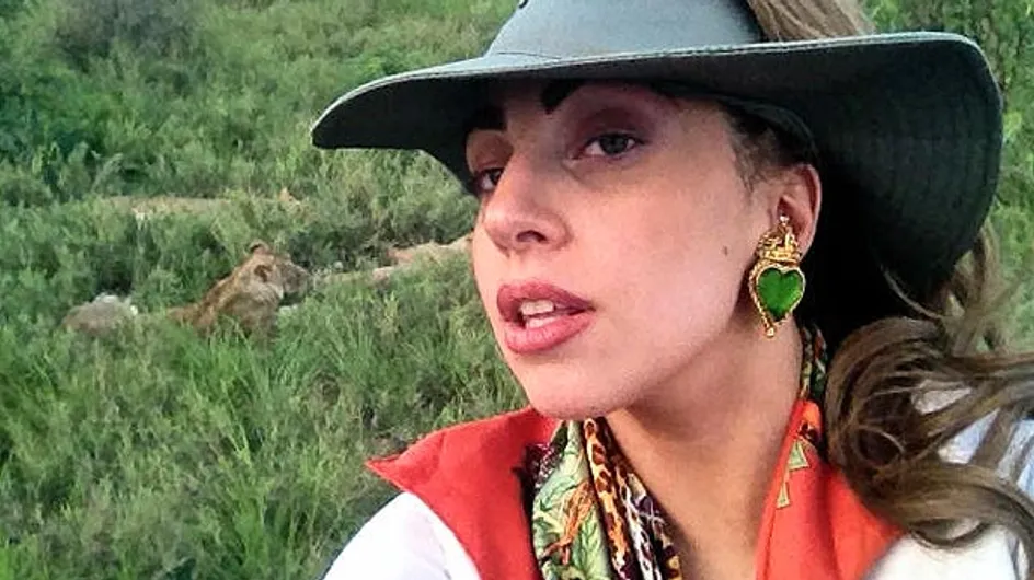 Lady Gaga : Elle se fait peur en Afrique du Sud (Photo)