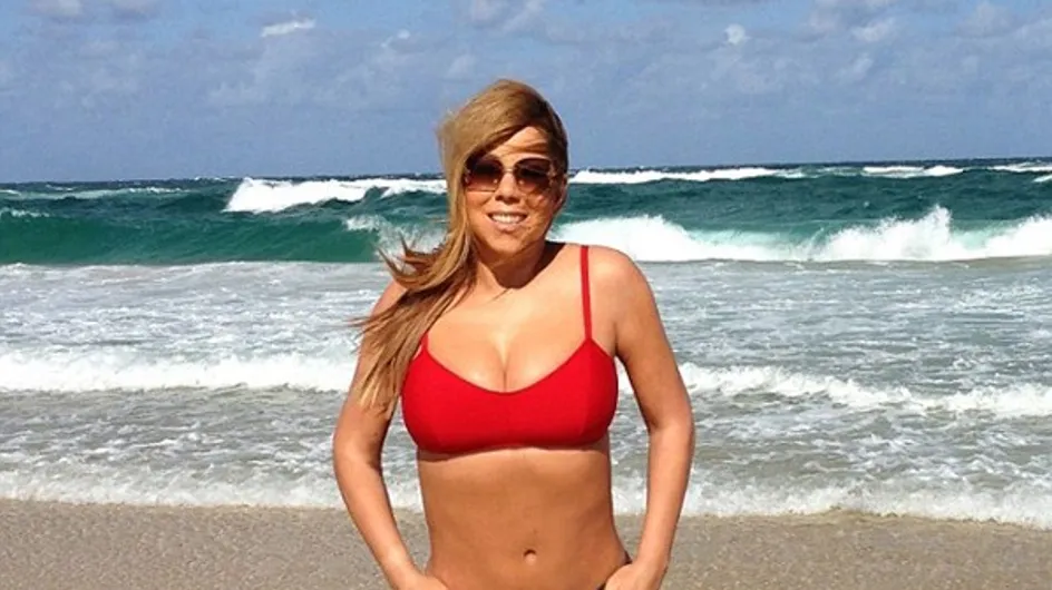 Mariah Carey : Sexy comme jamais en bikini rouge (Photo)