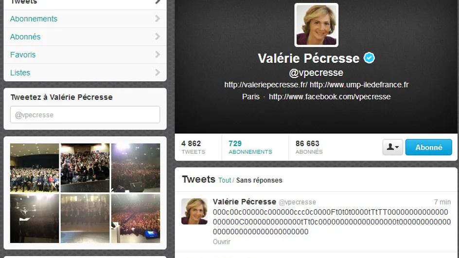 Valérie Pécresse : Elle dérape sur twitter