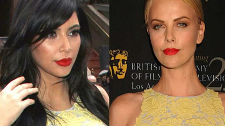 Kim Kardashian vs Charlize Theron : Qui porte le mieux la robe Stella McCartney ? (Photos)