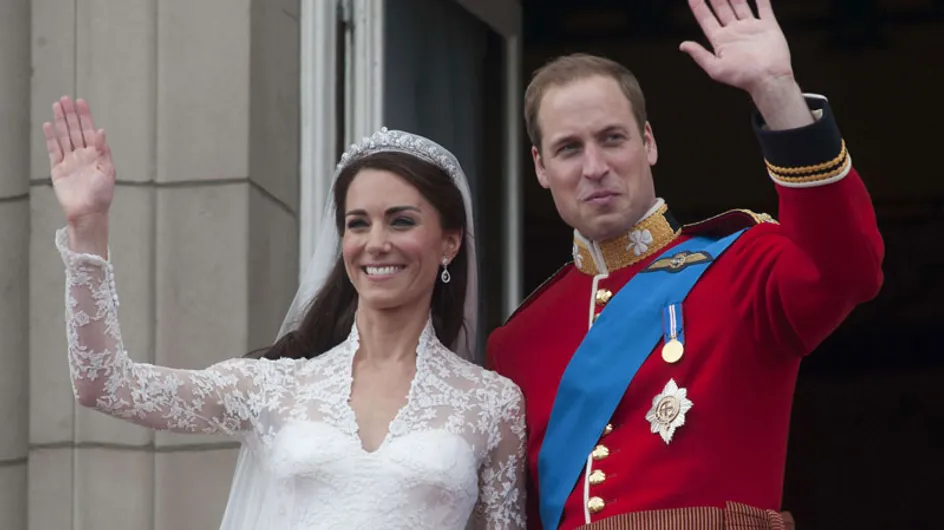 Kate Middleton : L'anniversaire de sa robe de mariée ! (Photos)