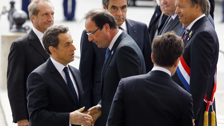 Hollande-Sarkozy : Fraternité républicaine pour le 8 mai (Photos)