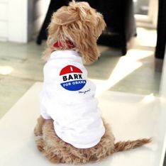 Marc Jacobs : Ses t-shirts pour chiens pro Obama (Photos)