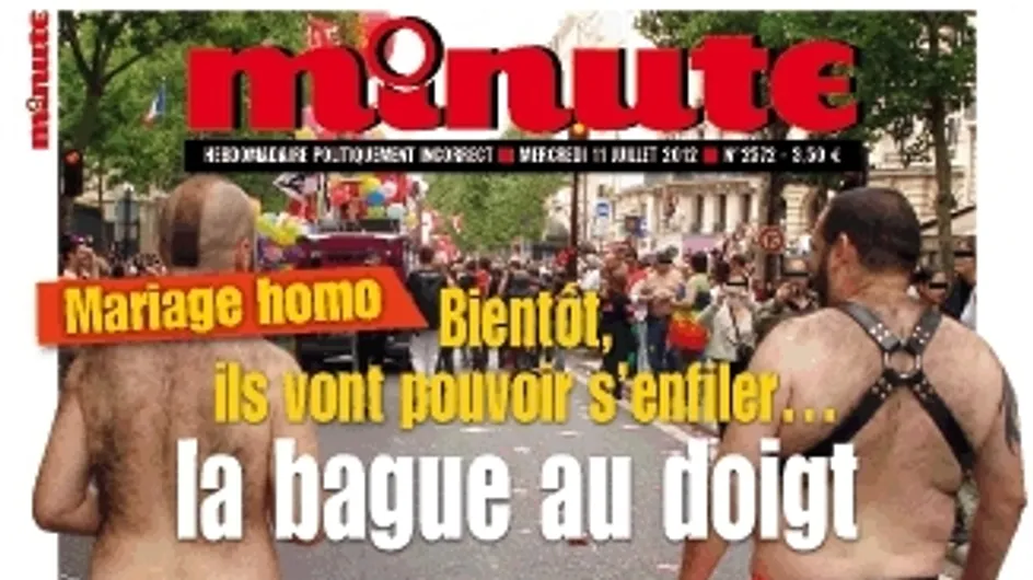 Homophobie : La Une révoltante du journal Minute