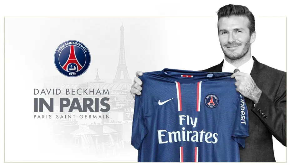 David Beckham : Shoppez son maillot du PSG (Photos)