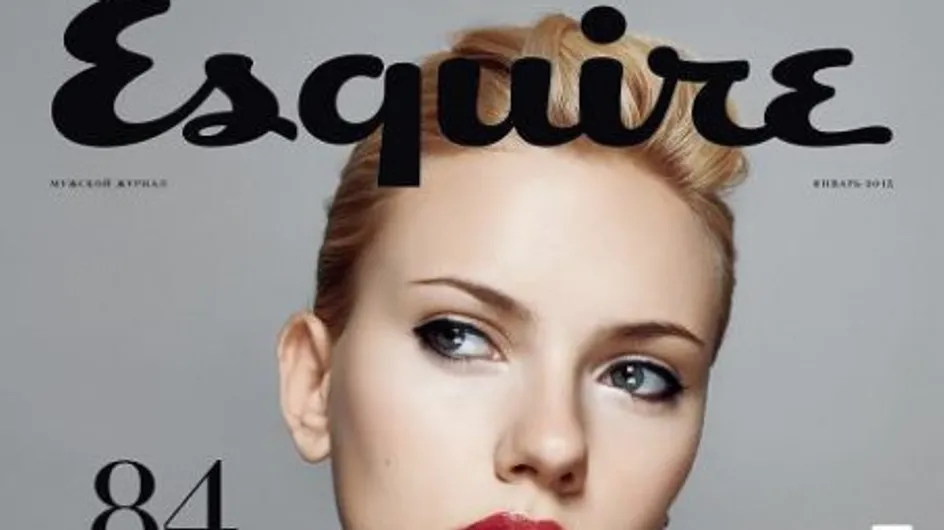 Scarlett Johansson : Chic et pulpeuse pour Esquire (Photos)