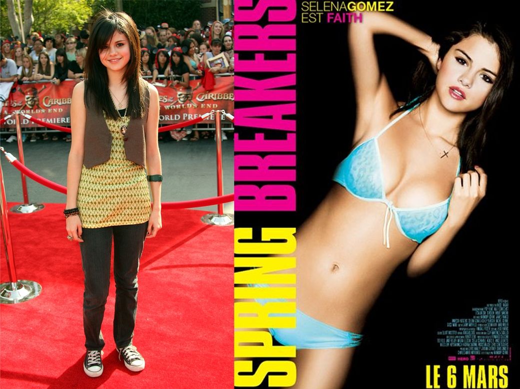 Selena Gomez et Vanessa Hudgens : Leur avant/après Spring Breakers !  (Photos)