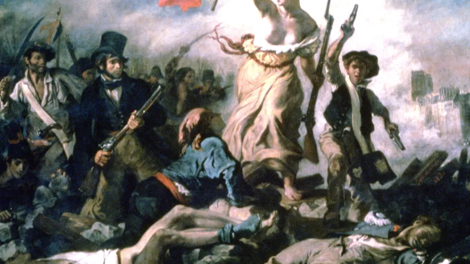 La liberté guidant le peuple, de Delacroix, taguée au feutre noir !