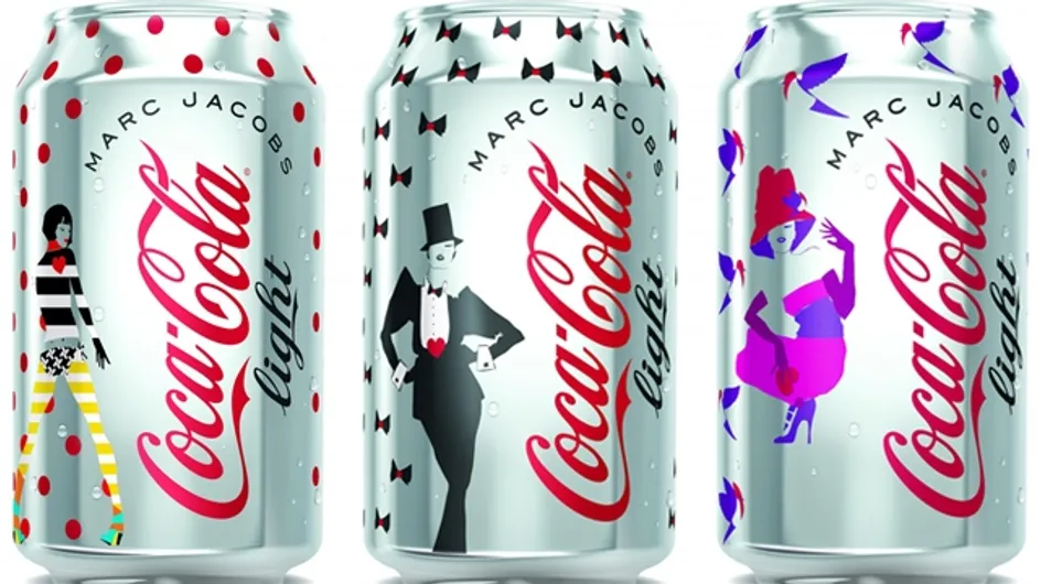 Coca-Cola Light et Marc Jacobs : Le design des canettes révélé ! (Photo)
