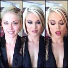 100 actrices porno sans maquillage : Ça fait peur ! (Photos)