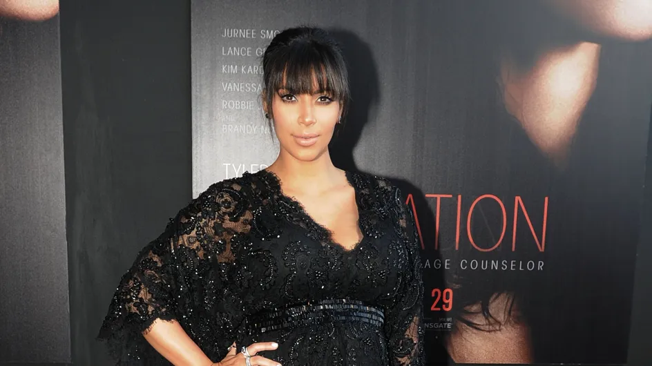 Kim Kardashian : Très enceinte à la première de son film (Photo)