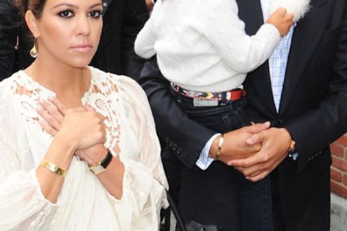 Kourtney Kardashian, Scott Disick and their son Mason