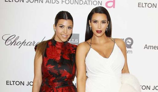 Kourtney and Kim Kardashian