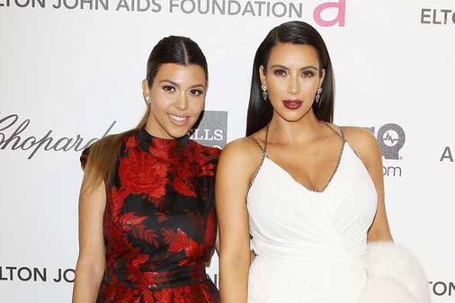 Kourtney and Kim Kardashian