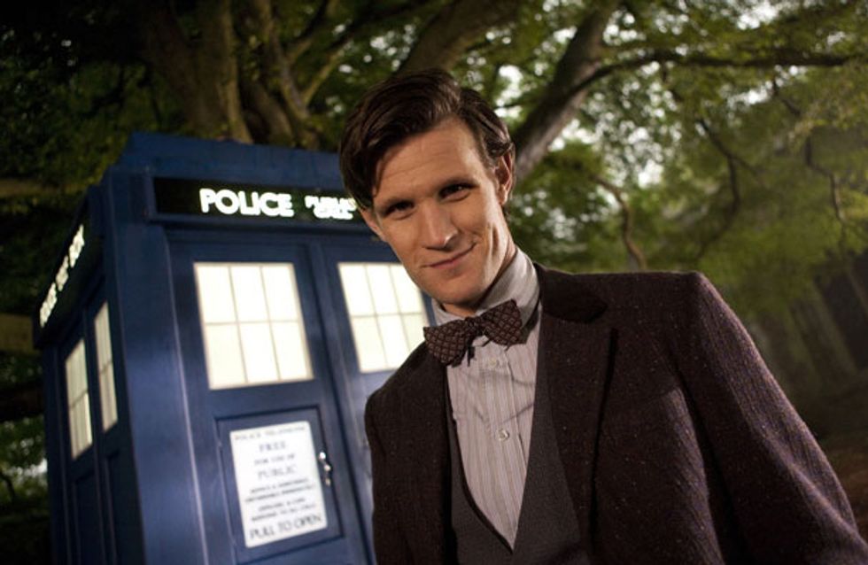 Doctor Who 50th anniversary Matt Smith lands in Trafalgar Square