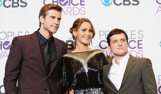 Liam Hemsworth, Jennifer Lawrence and Josh Hutcherson