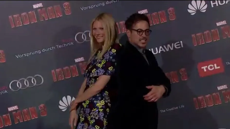 Iron Man 3 : Robert Downey Jr et Gwyneth Paltrow ont assuré le show à Paris (Photos et Vidéo)