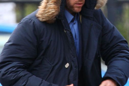 Derren Brown filming Serlock