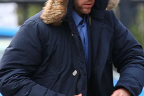 Derren Brown filming Serlock