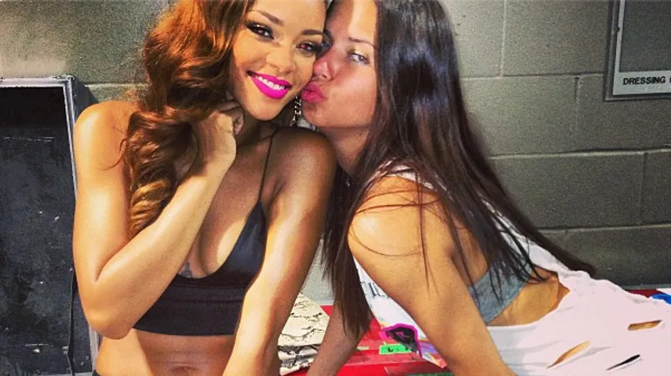 Rihanna et Adriana Lima, leur tendre baiser !